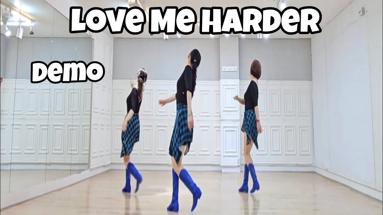 Love Me Harder - Line Dance (Demo) | Intermediate | Fred Whitehouse | Shane McKeever