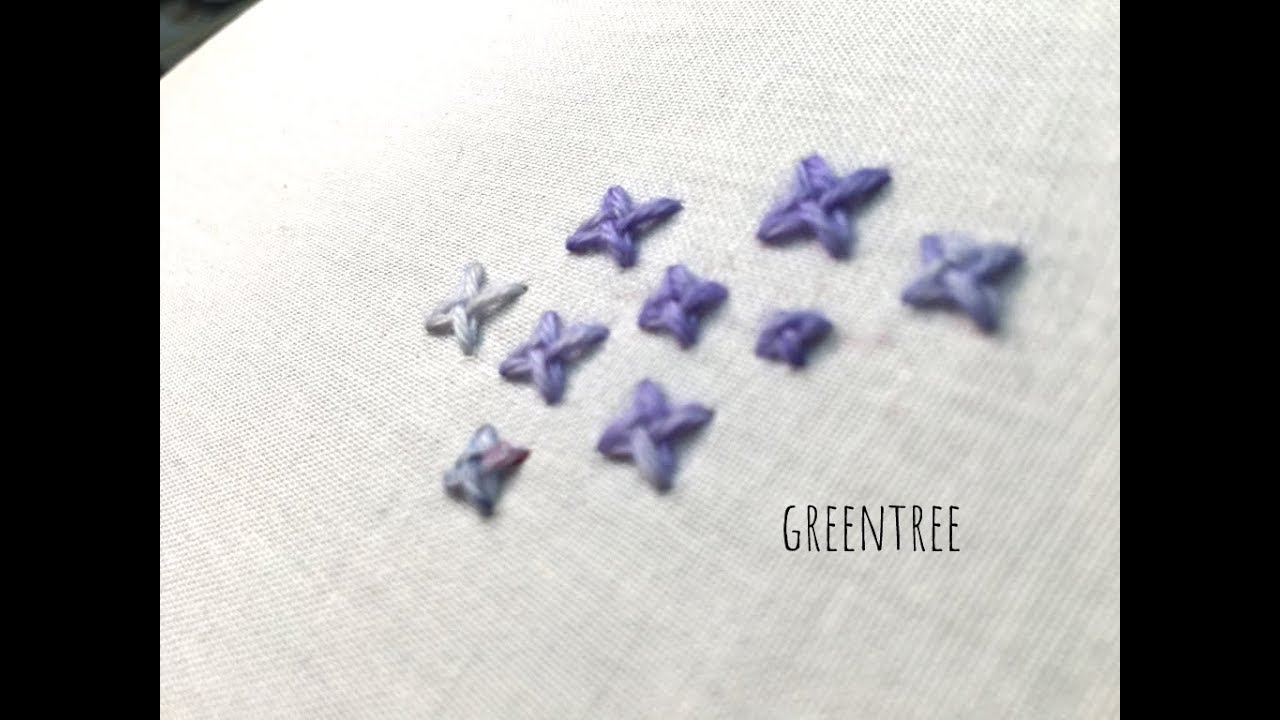 프랑스자수 : 우븐 크로스 스티치 Woven Cross Stitch