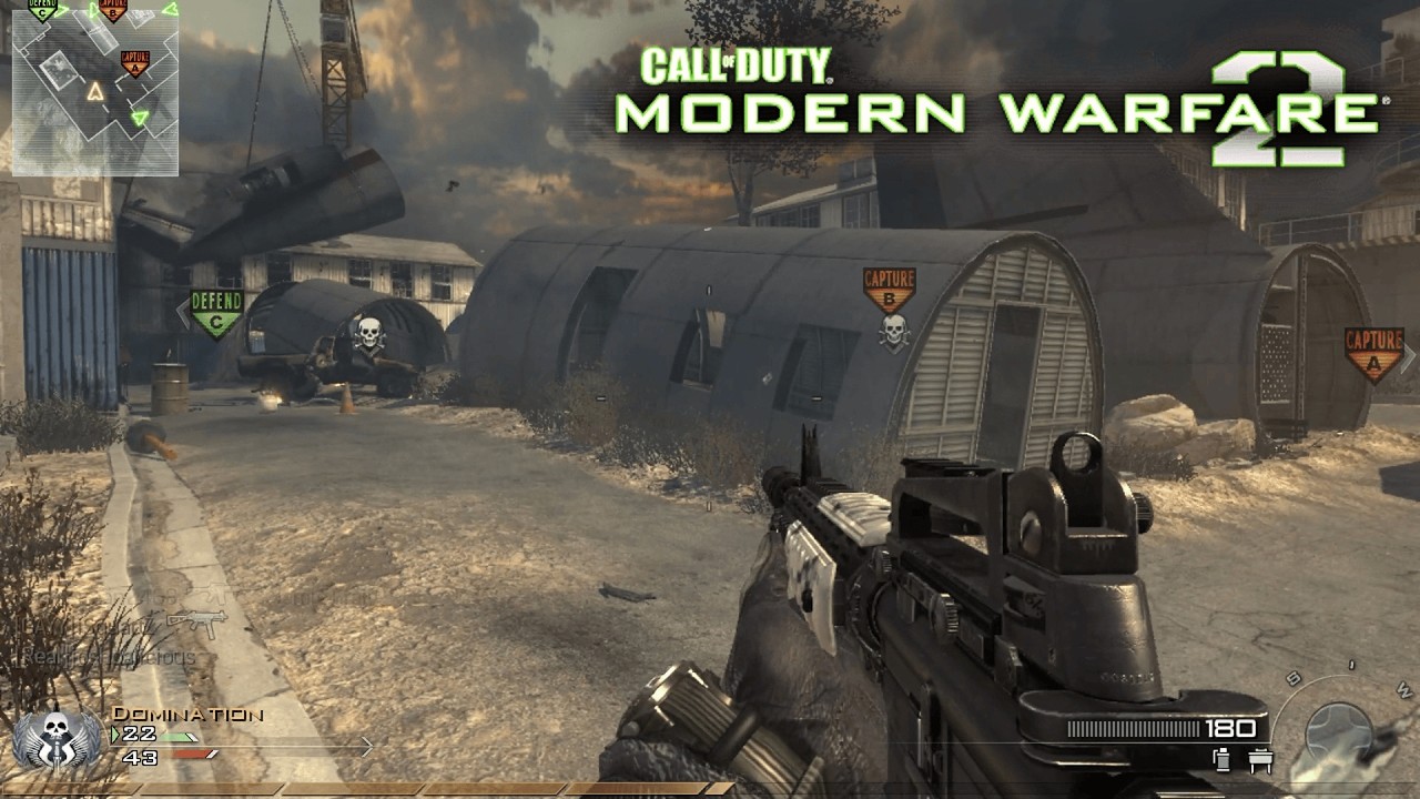 49-9 Suppressed M16 - Call of Duty: Modern Warfare 2 - Gameplay (2009) - No Commentary