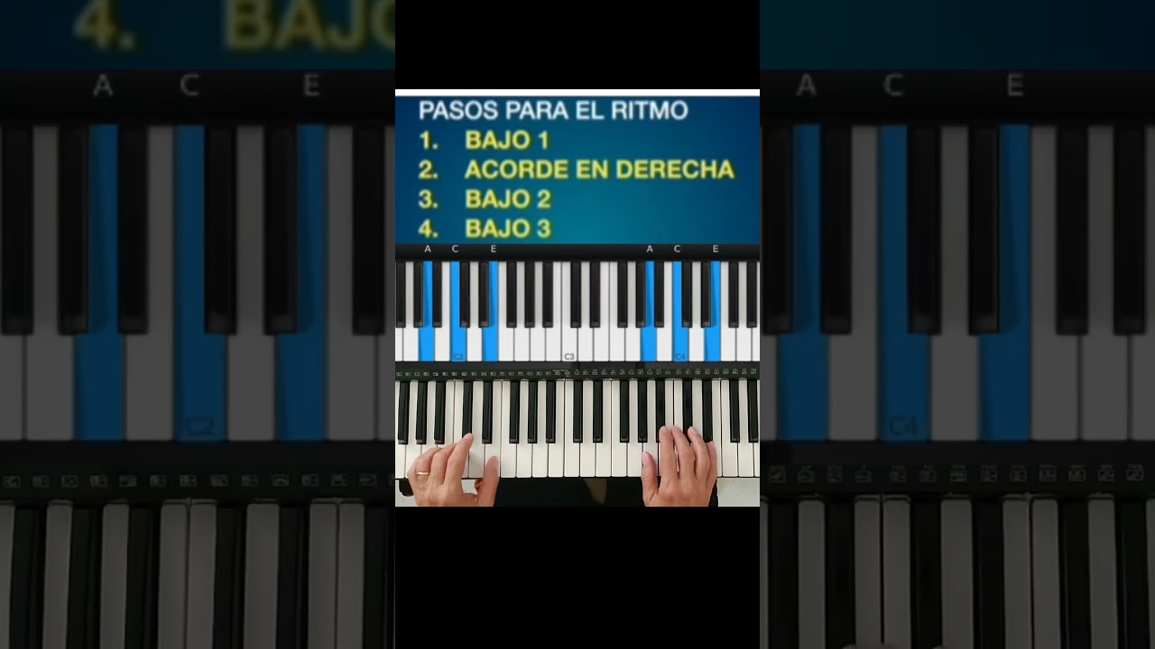 c&oacute;mo tocar cumbia en el piano #piano #tutorialpiano #pianotutorial #tipsparapianistas #cumbia