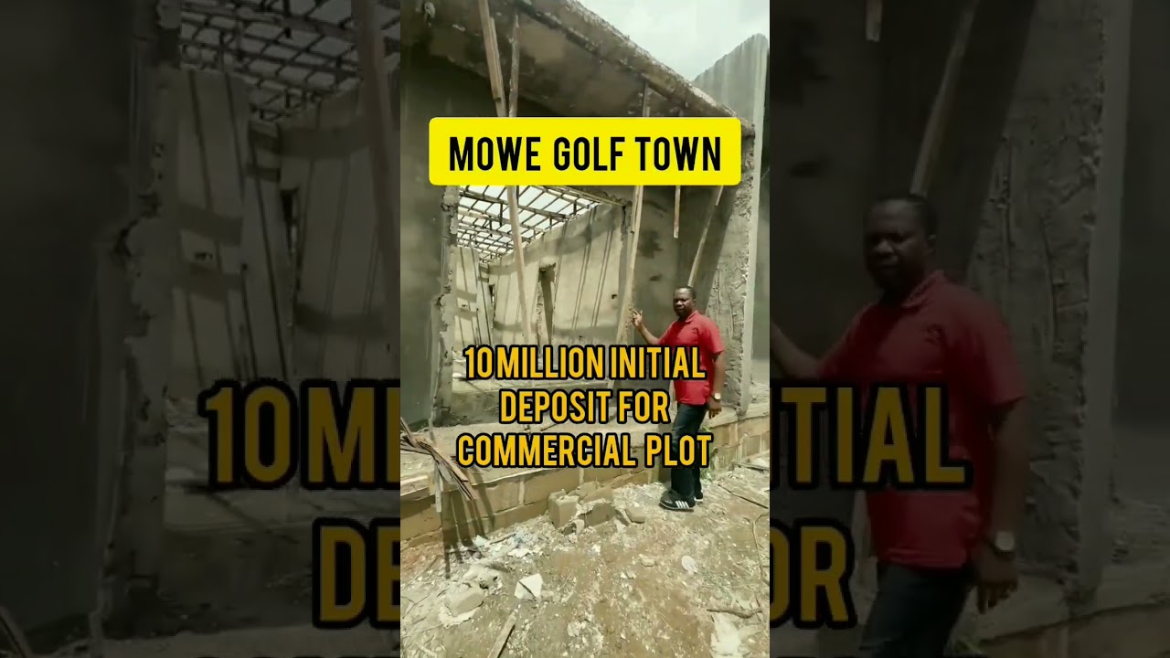 MOWE GOLF TOWN: Live near RCCG Camp & Lagos-Ibadan Expressway Mowe Golf Town awaits. +2348183277307!