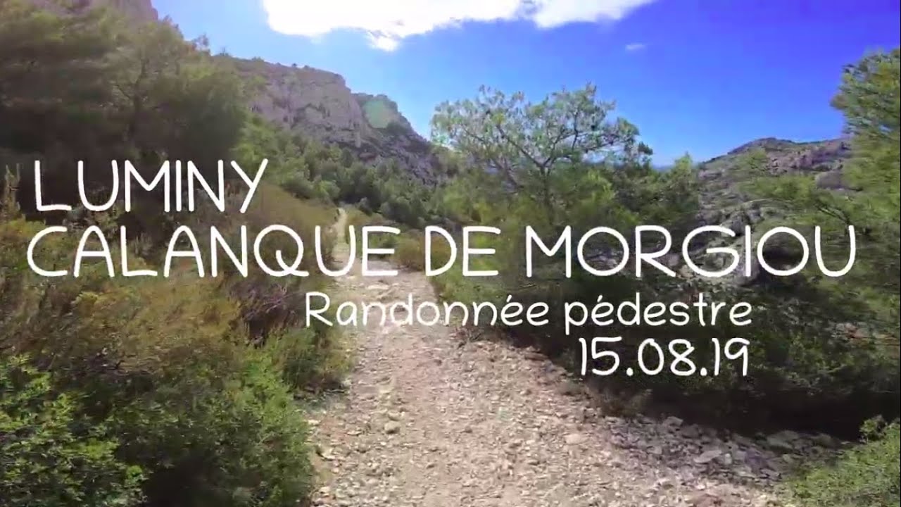 Randonnée pédestre Luminy-Calanque de Morgiou le 15.08.19