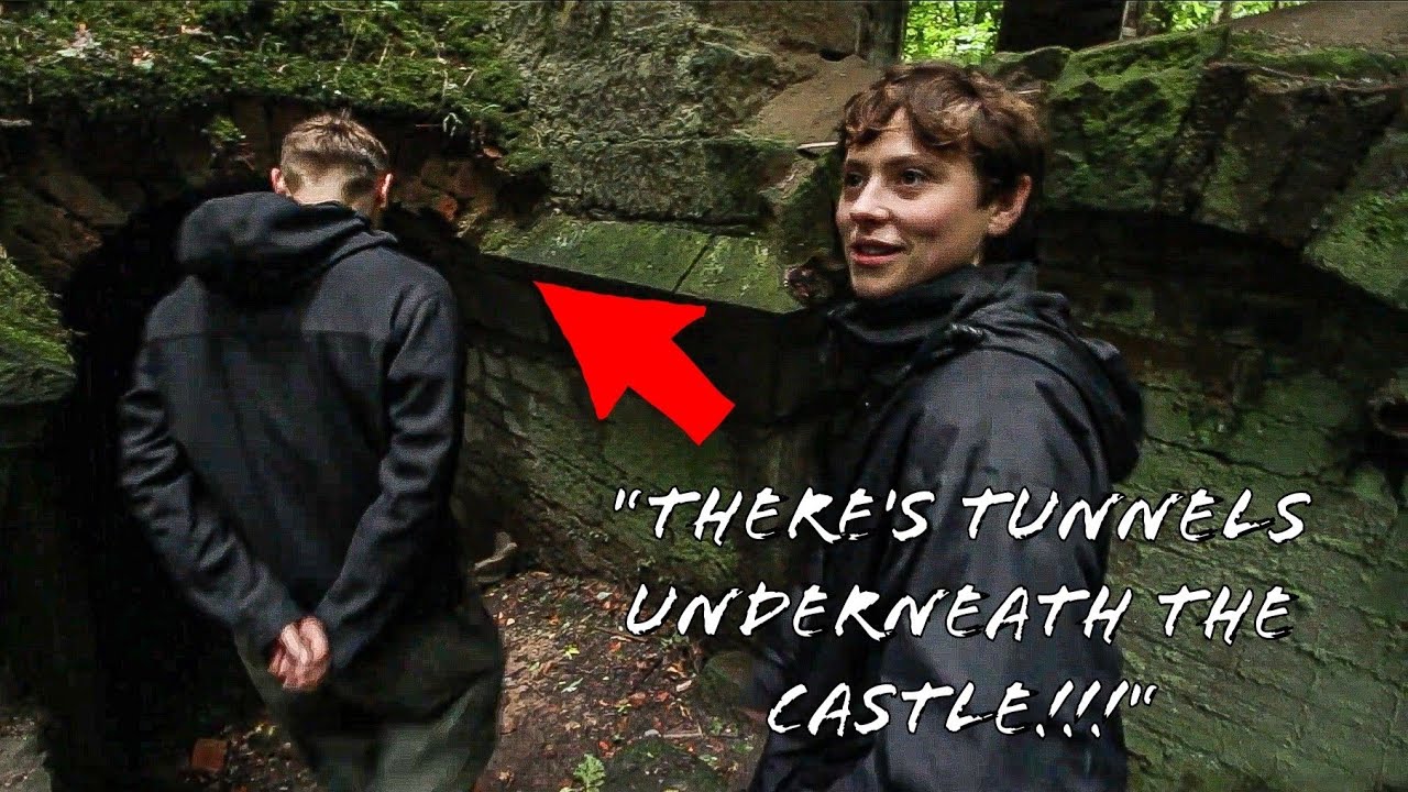 Exploring the ruins of Buchanan Castle
