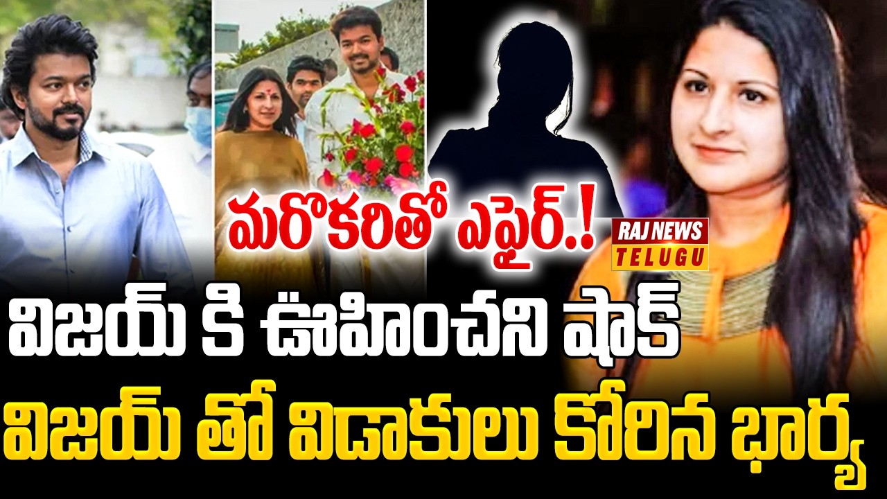 మరొకరితో ఎఫైర్.! విజయ్ తో విడాకులు కోరిన భార్య || Actor Vijay's wife Sangeetha files for divorce