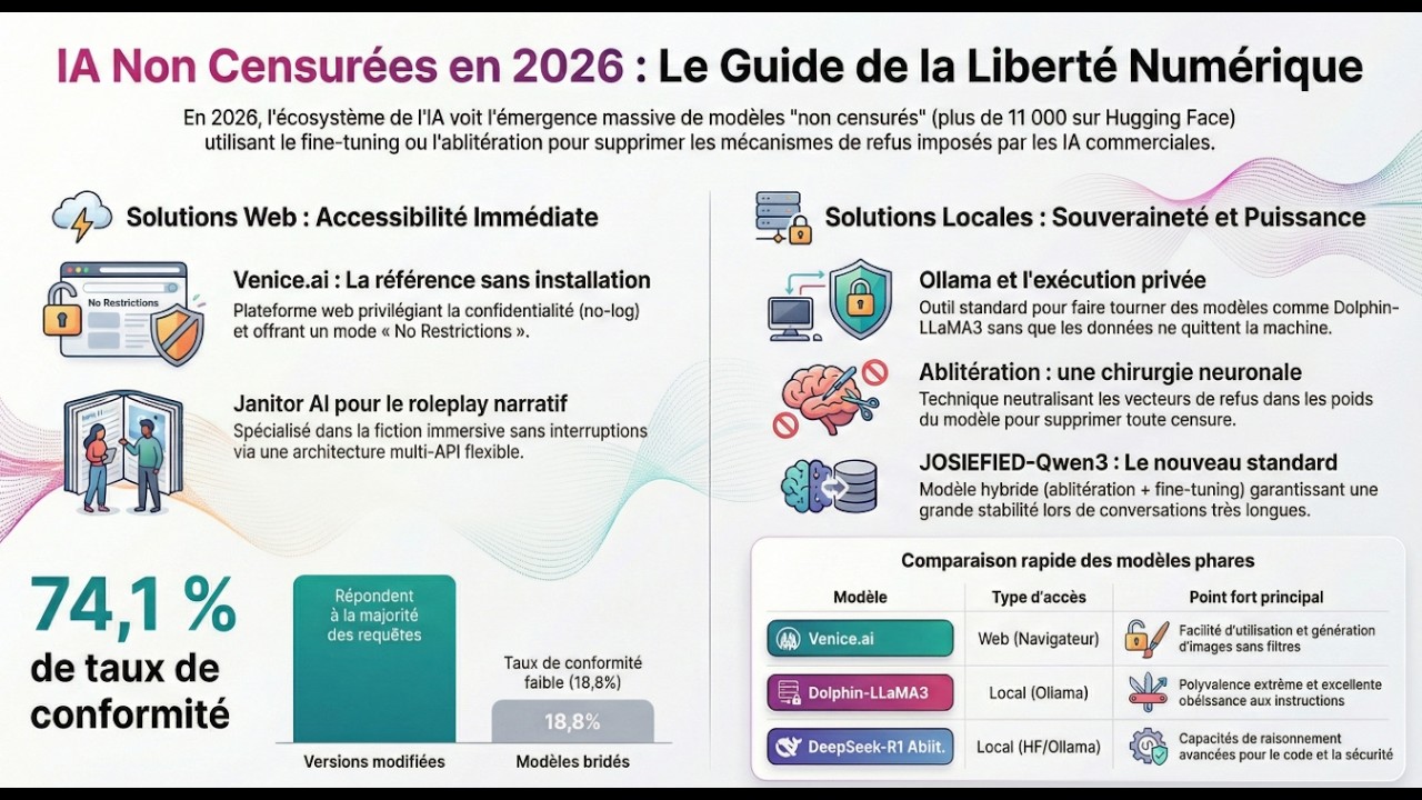 IA non censurée  -  Le guide complet