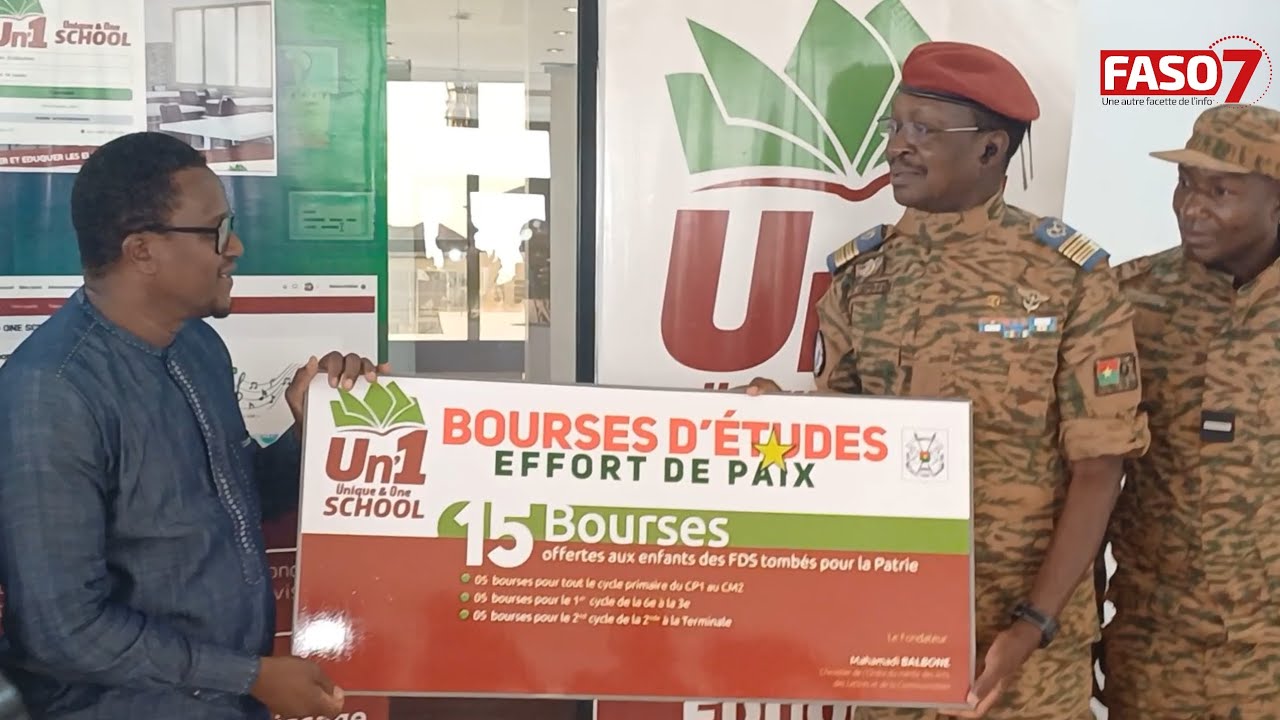 Le complexe scolaire Unique and One school offre 15 bourses d’étude aux enfants de soldats tombés