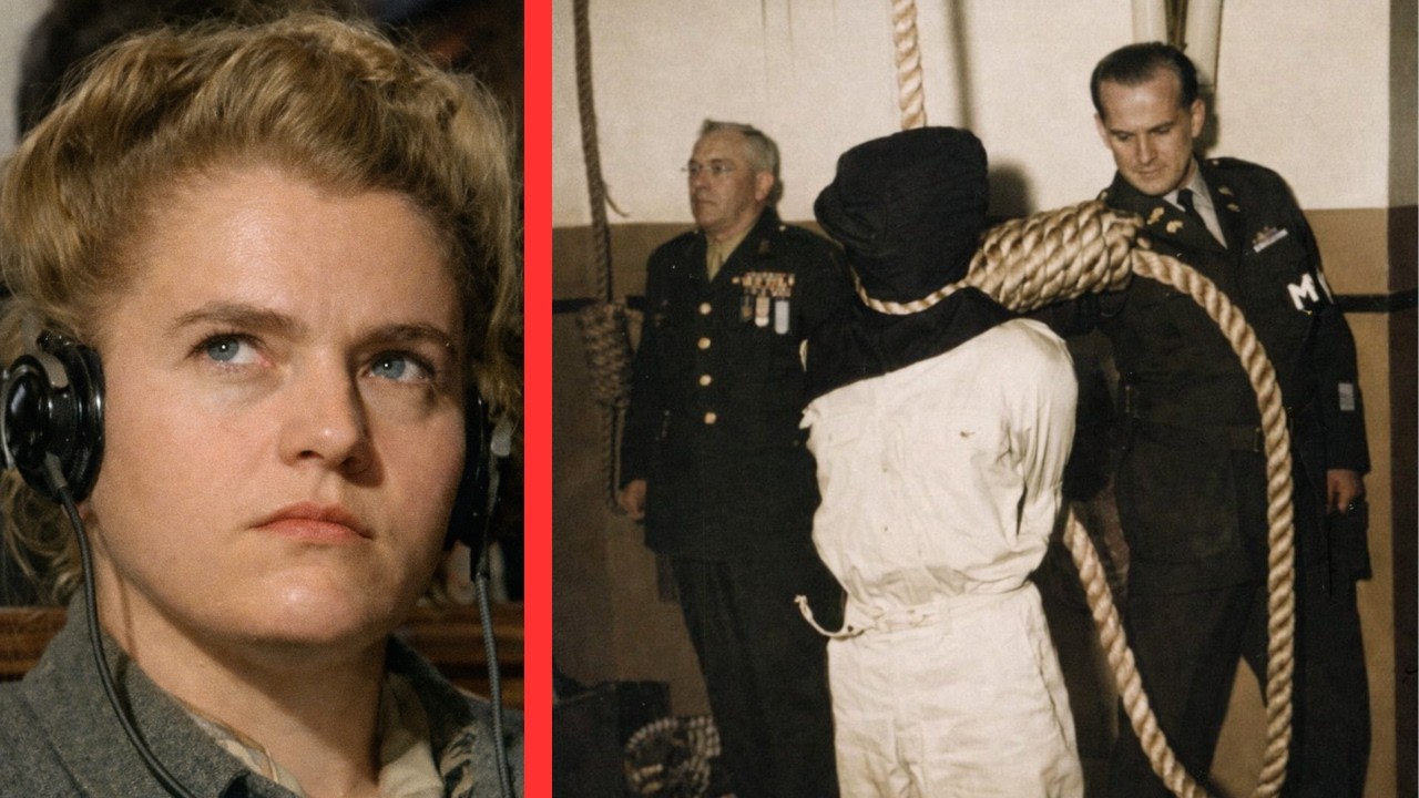 Тёмная причина: охранников концлагеря вешали.