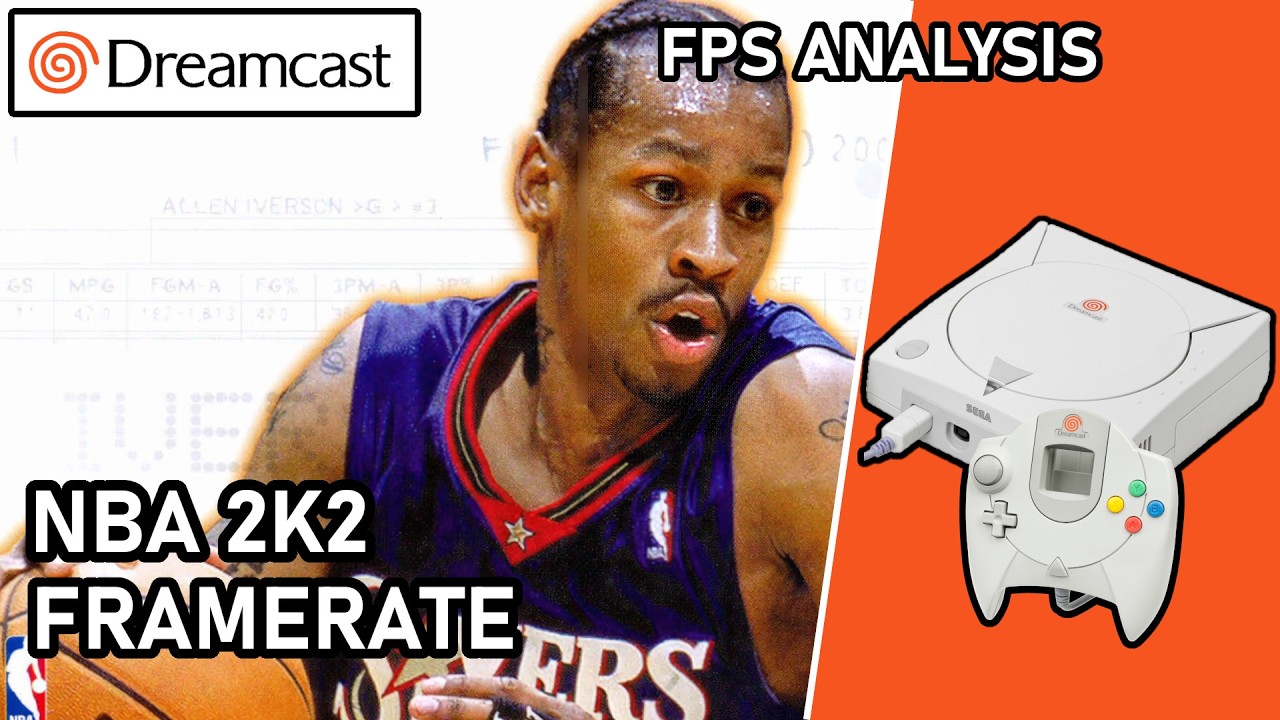 NBA 2K2  |  Dreamcast  |  Frame Rate Test
