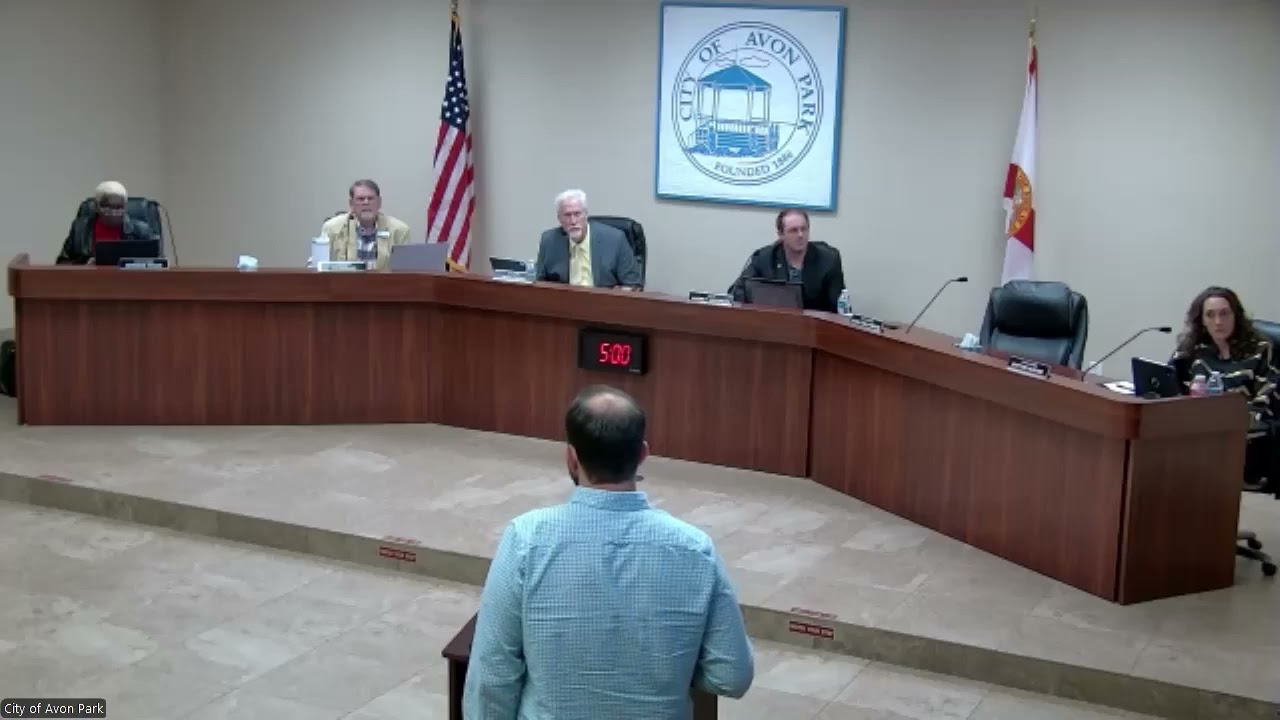City of Avon Park Joint CRA Board and CRA Advisory Board Meeting for Monday, February 23, 2026