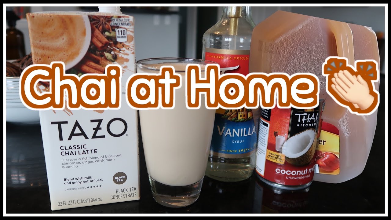 🍵EASY (2) Tazo Chai Latte Drinks at home!  (Delicious, too!!)
