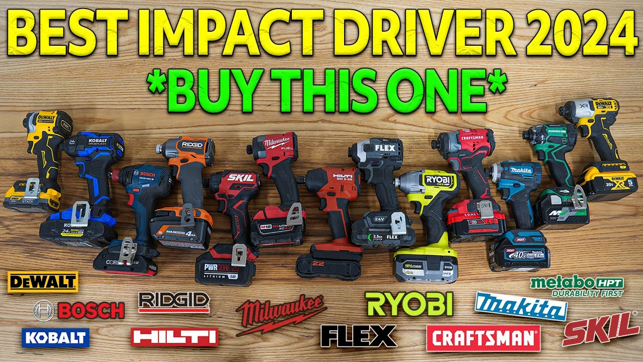 Best Impact Driver 2024? Milwaukee, DeWalt, Makita, Flex