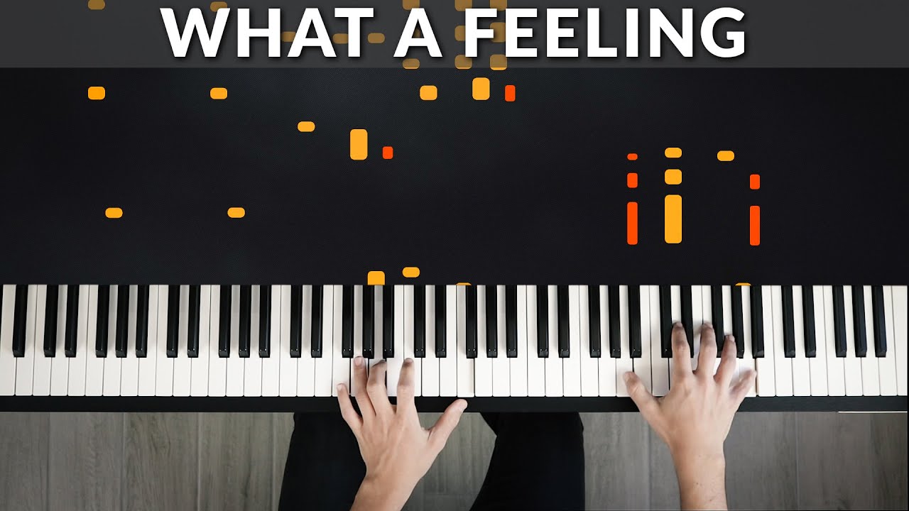 What A Feeling (Flashdance) - Irene Cara | Tutorial of my Piano Cover