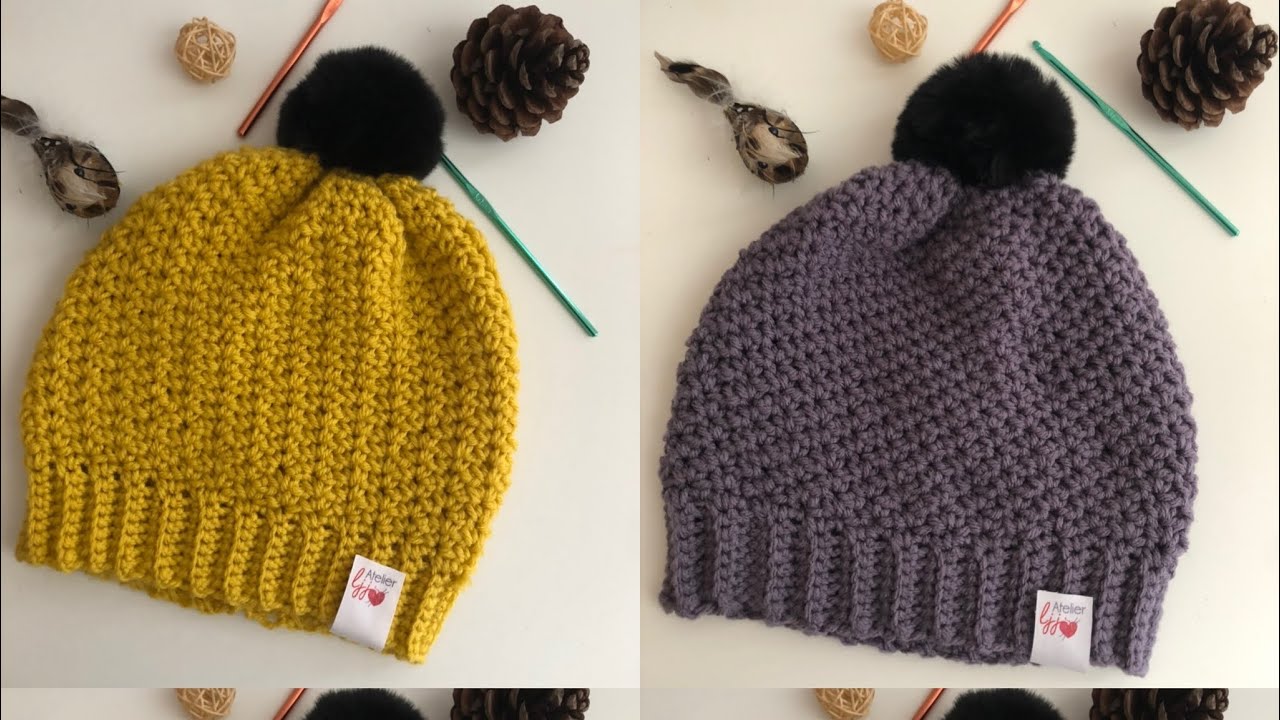 Bonnet au crochet (spider stitch)/ adapté pour toutes les tailles