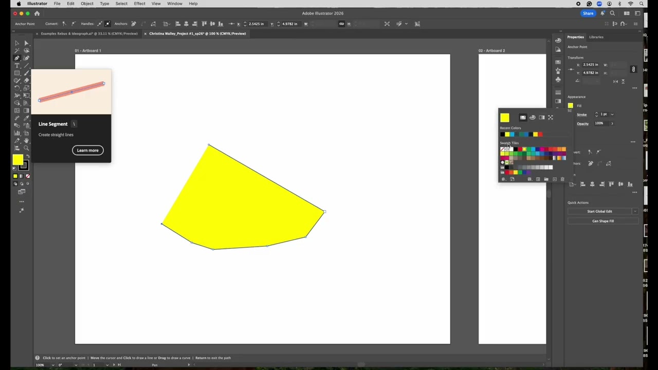 Adobe Illustrator Basic Tools