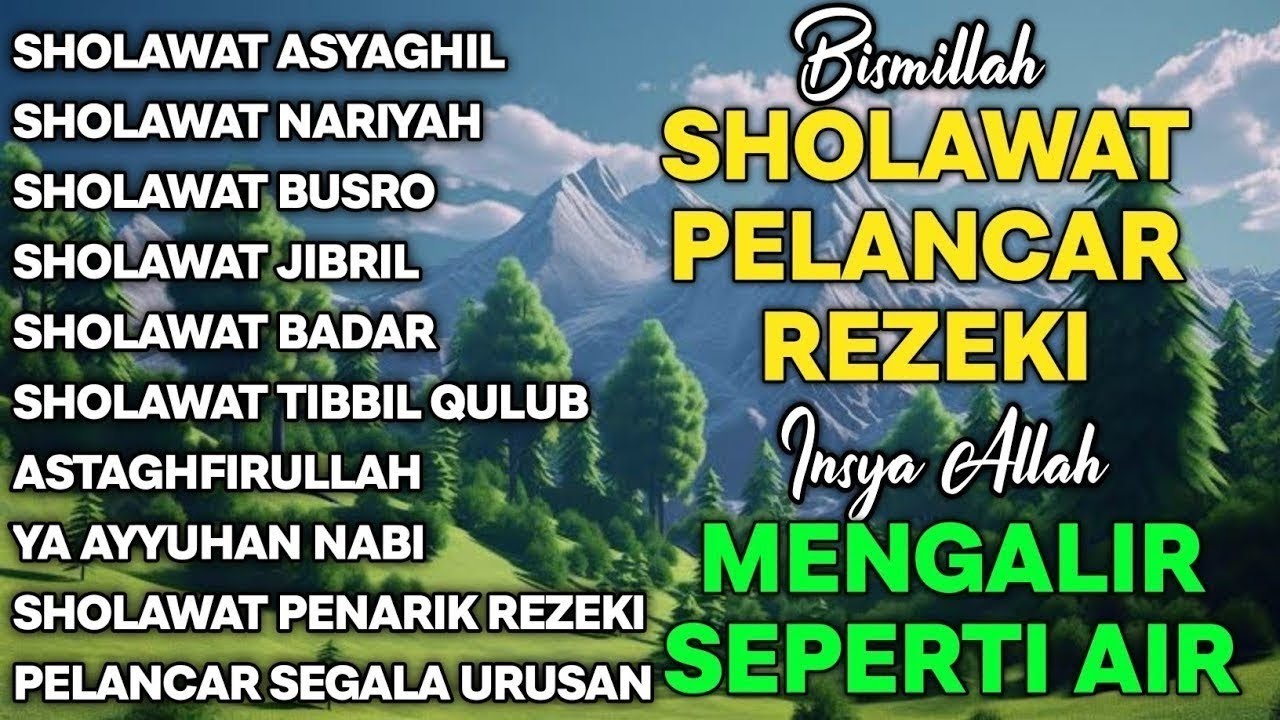 KUMPULAN SHOLAWAT NABI PELANCAR REJEKI | Sholawat Jibril, Sholawat Nariyah | SHOLAWAT VIRAL 2026