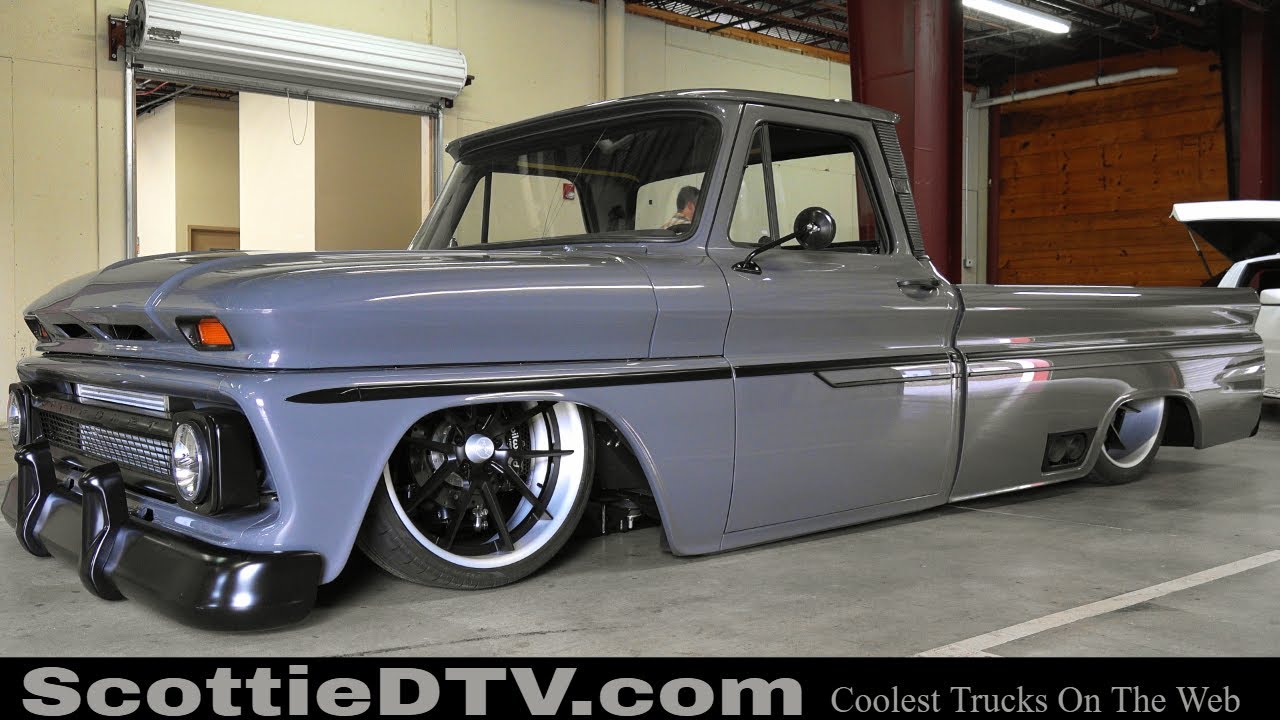 1965 Chevrolet C10 Pickup Twin Turbo Long Bed Street Truck 2022 Auto Crusade Car Show Cumming GA