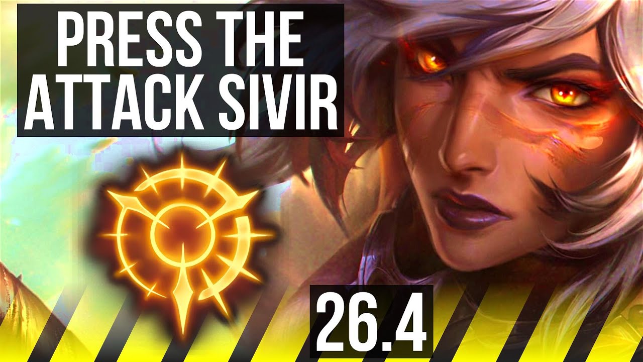 SIVIR & Nautilus vs MISS FORTUNE & Seraphine (ADC) | Press The Attack | KR Master | 26.4