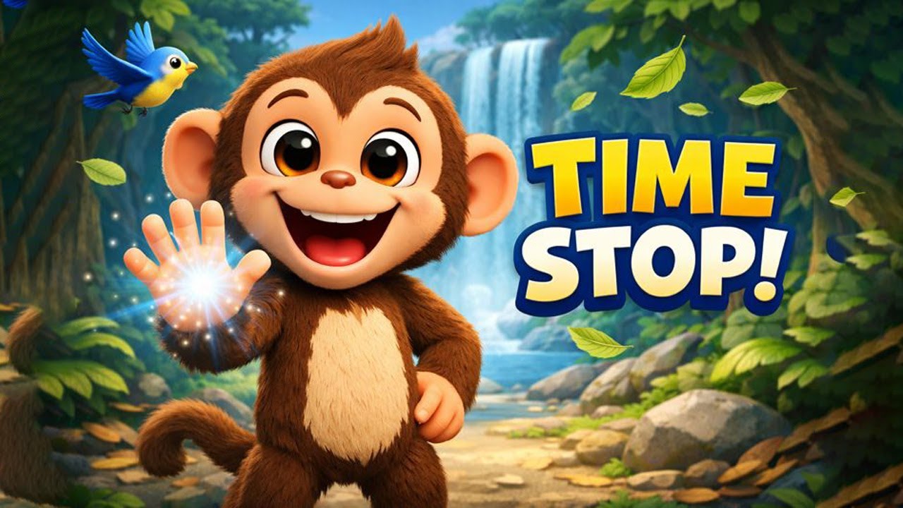 The Monkey Who Could Pause Time | Magical Kids Story 2026 latest video