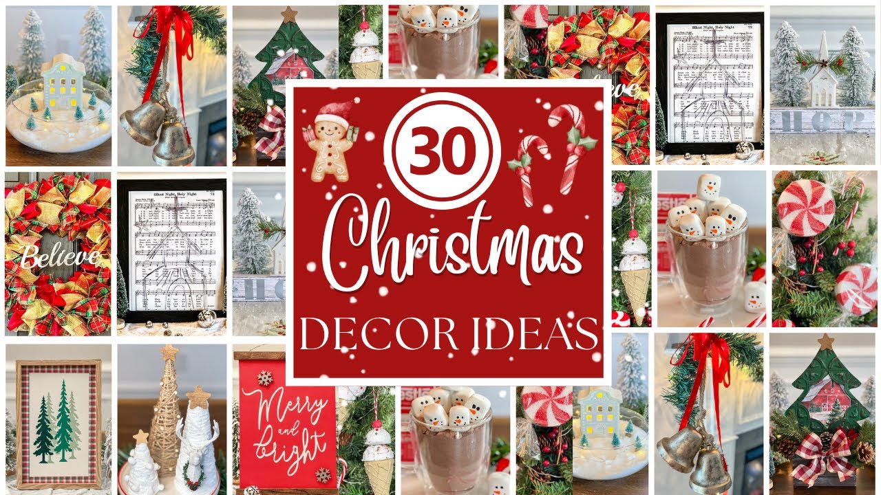 30 Dollar Tree Holiday DIYS & Decor Ideas l Rustic Christmas DIY Decor 2025 l Budget Friendly DIY's🎄