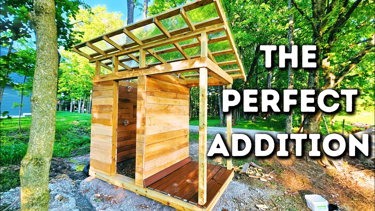 Building an Outdoor Shower - DIY
