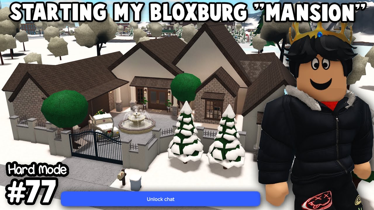 I CAN'T TALK in BLOXBURG... STARTING a NEW 