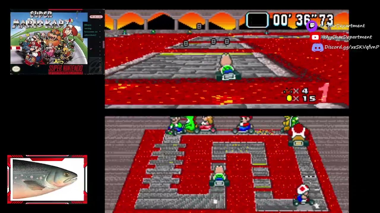 Peach Has Road Rage (Super Mario Kart - SNES)