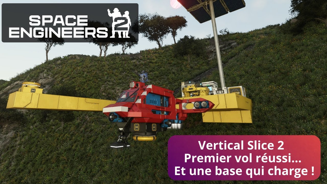 Space Engineers 2 VS2 Ép.3 : Premier vol réussi… mais l’énergie manque !