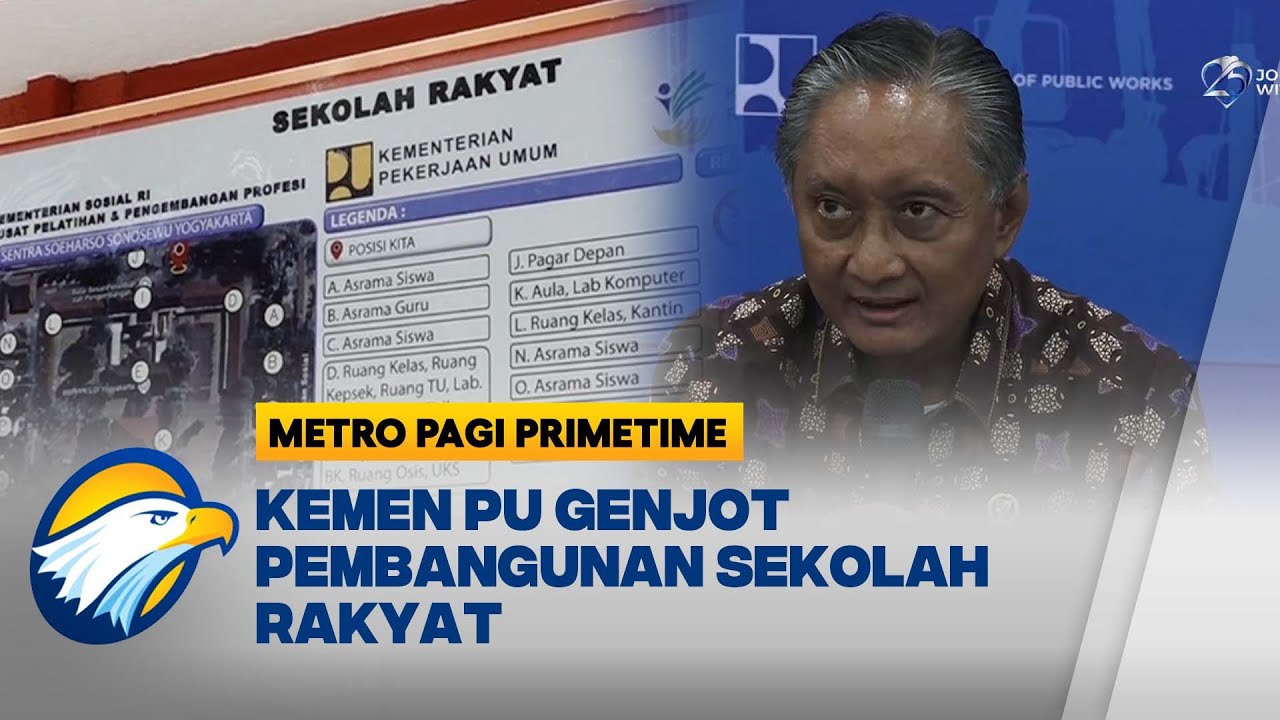 Proyek 104 Sekolah Rakyat Telan Anggaran Rp20 Triliunan  -  [Metro Pagi Primetime]