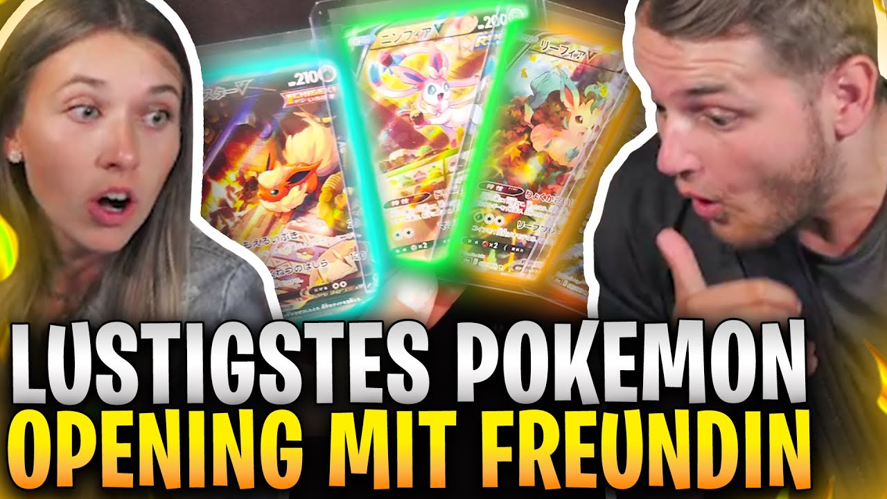 💸🤩ZIEHT meine FREUNDIN die 1.000€ NACHTARA Karte?! | XXL Pokemon Opening mit Freundin