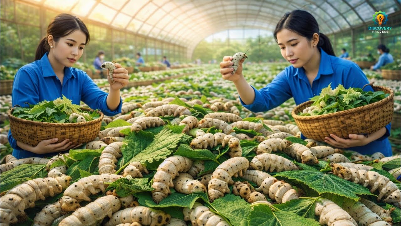 Inside China’s Mega Silkworm Industry How Billions of Worms Become Luxury Silk
