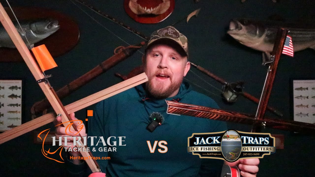 What is the best Tip Up for Ice Fishing in Maine? Jack Traps vs Heritage