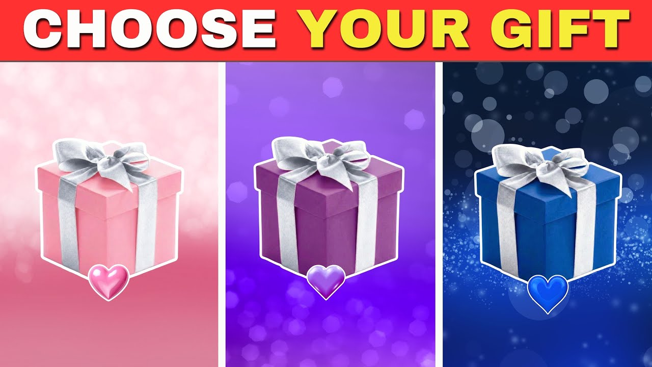 Choose Your Gift...! Pink, Purple or Blue 💗💜💙 How Lucky Are You? 😱