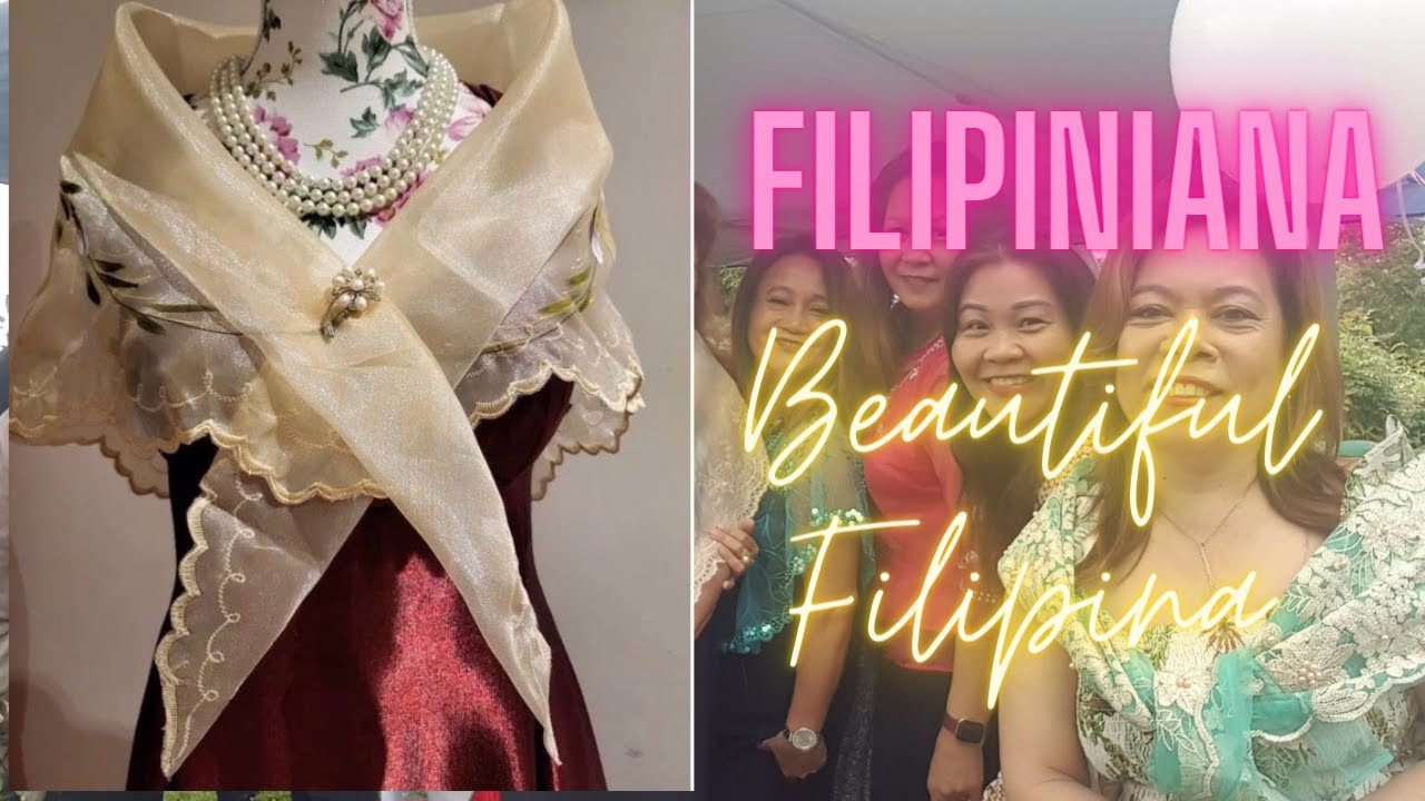 Filipiniana costume  beautiful Filipina in Vancouver 