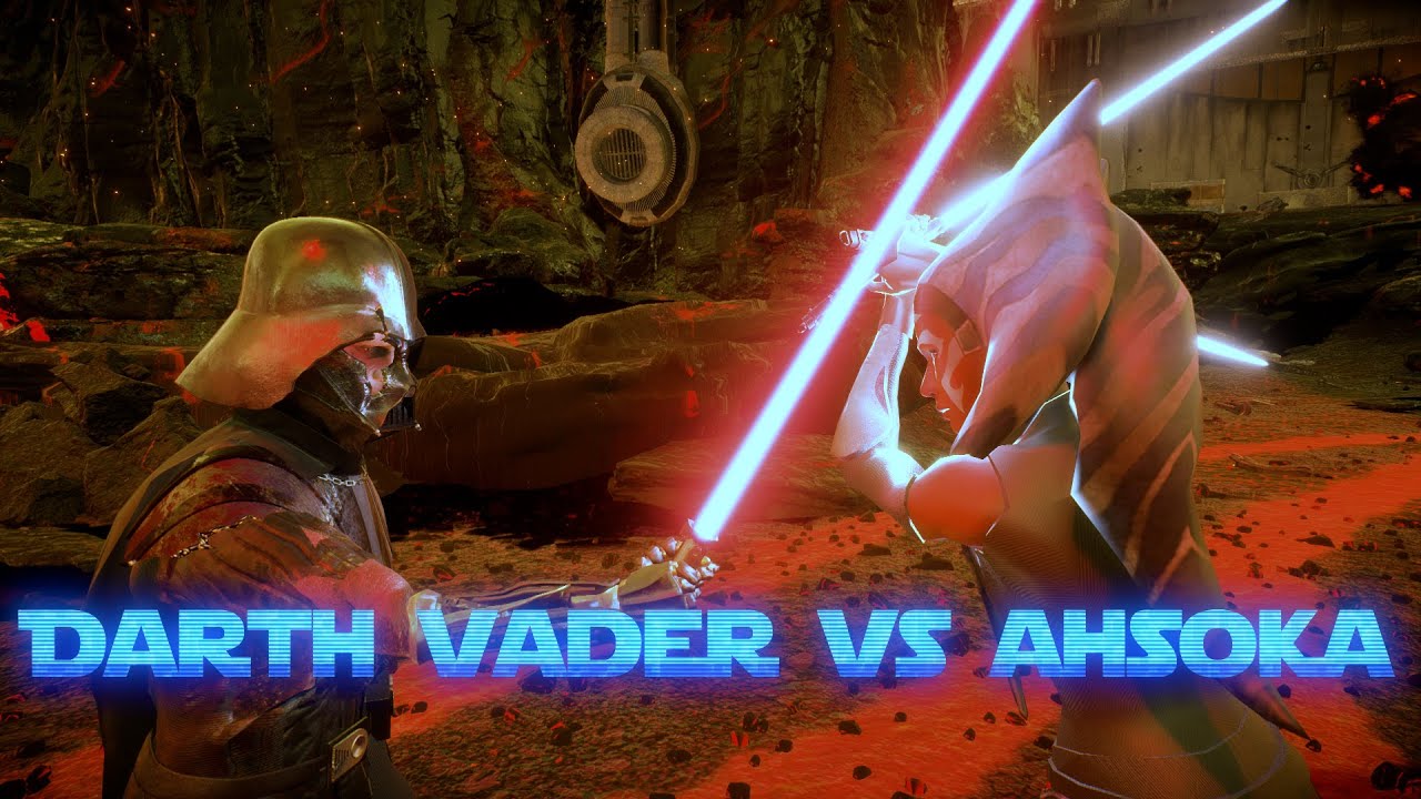 Darth Vader vs Ahsoka Tano (Fulcrum) - Rebels - Star Wars Battlefront II - Duel of the fates