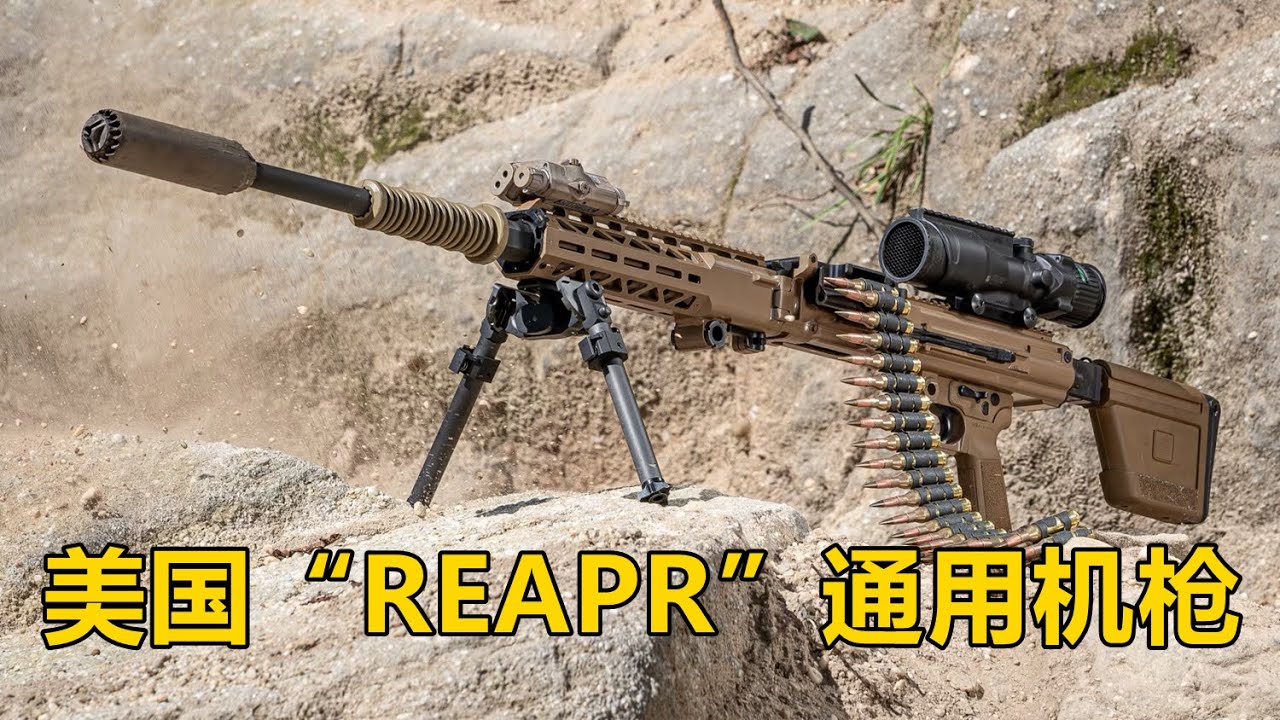 美帝已超重 美国俄亥俄军械公司为特种部队打造的REAPR .338NM中型轻型机枪