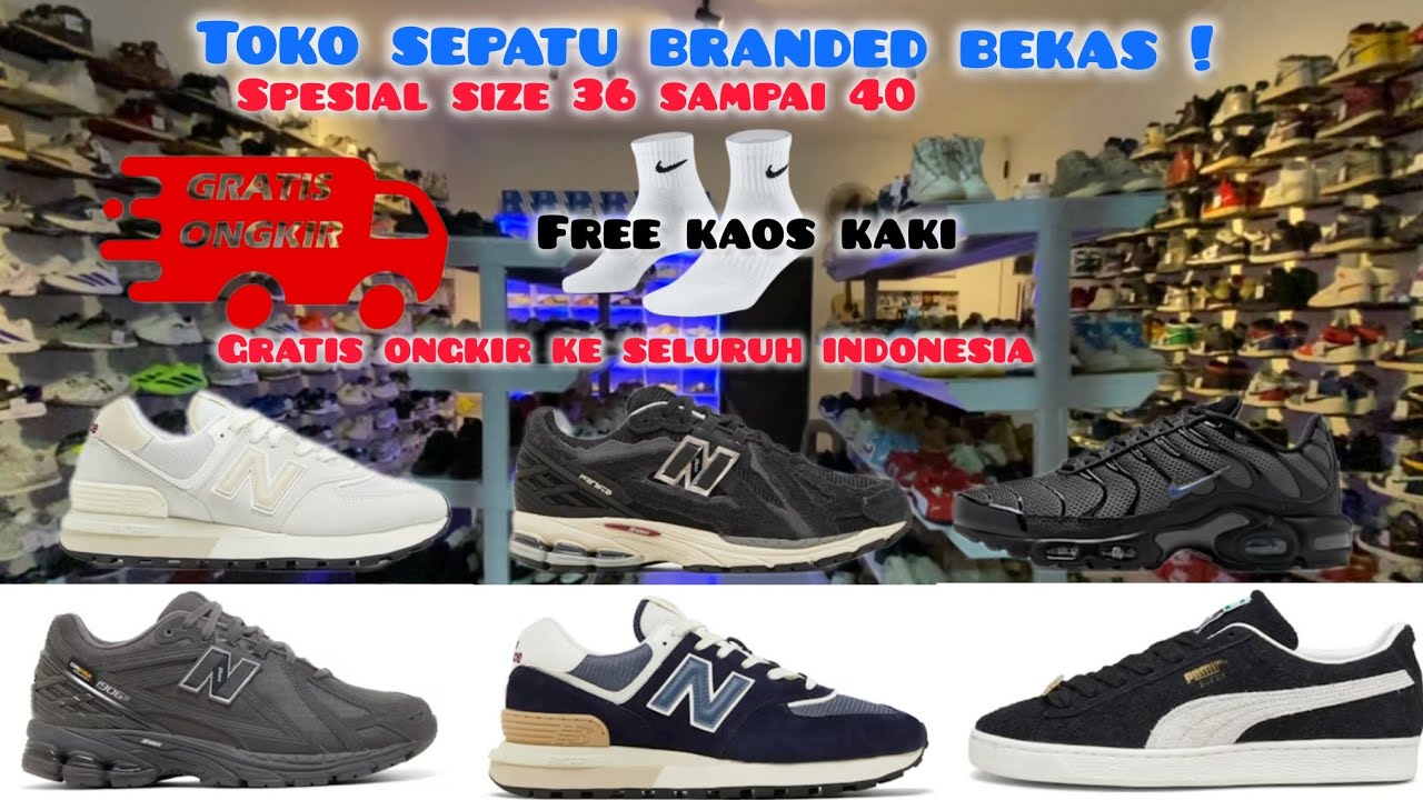 Thirft sepatu branded ( sepatu bekas berkualitas ) 
