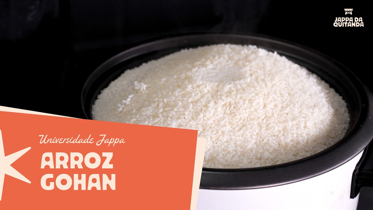 Como fazer Arroz Gohan - Universidade Jappa