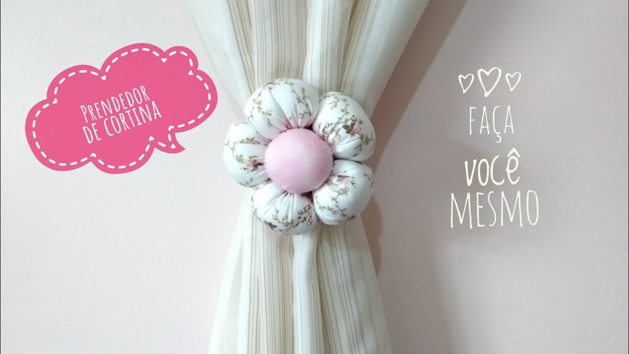 ❤️Prendedor de cortina , muito fácil | passo a passo |curtain fastener❤️
