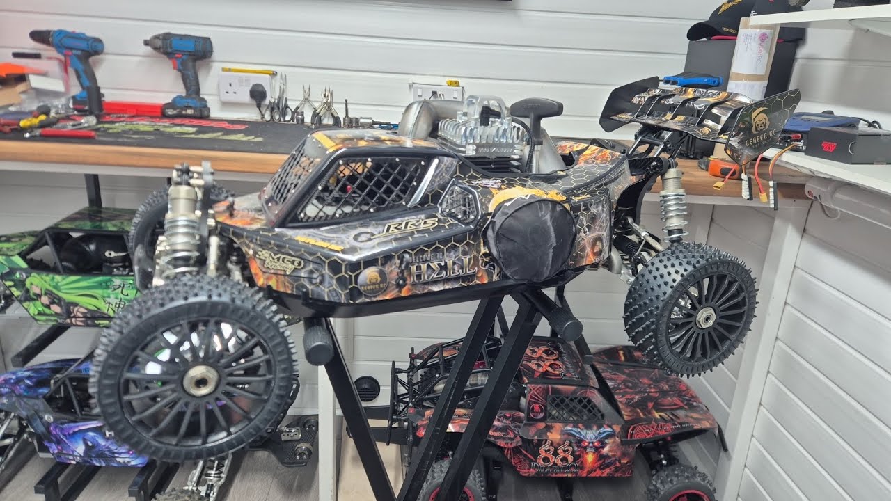 1st fire of the #mcd  #rr5 #taylorrc 40cc reed