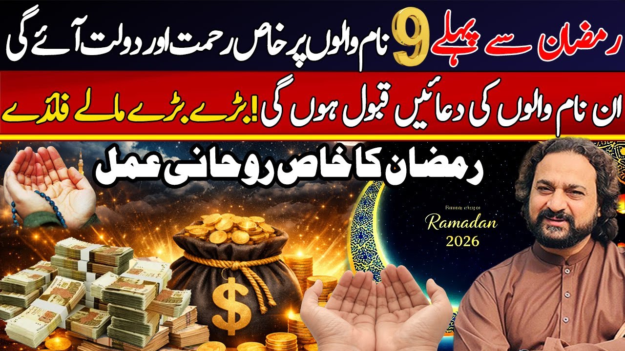 9 Lucky Names Before Ramadan Get Money & Success | Astrologer Dawood Gee Dawood | Falak Sheikh