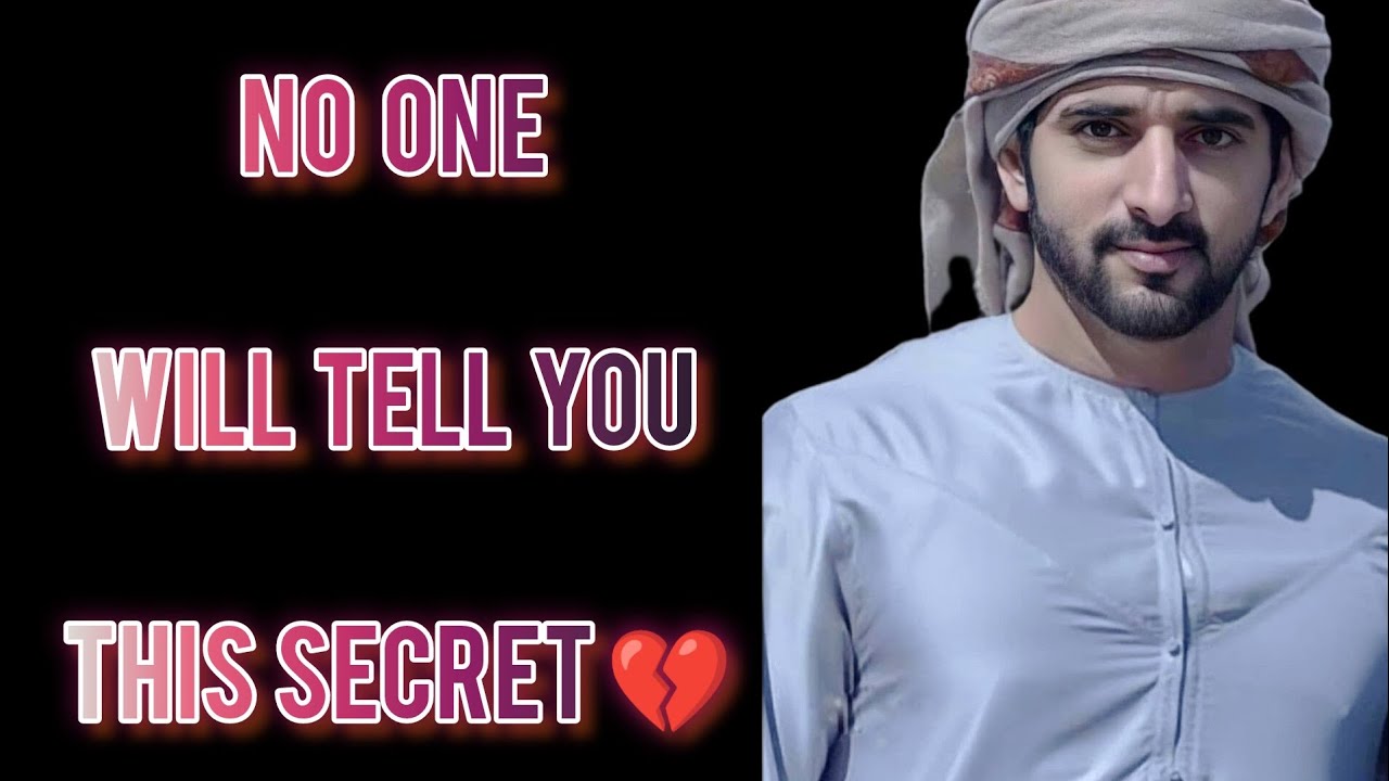 No One will Tell You this Secret | fazza latest poem | Sheikh Hamdan
