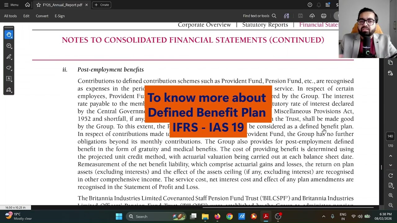 Ep 8 | Employee Benefit Expenses | Explained using #britanniaindustries Annual Report