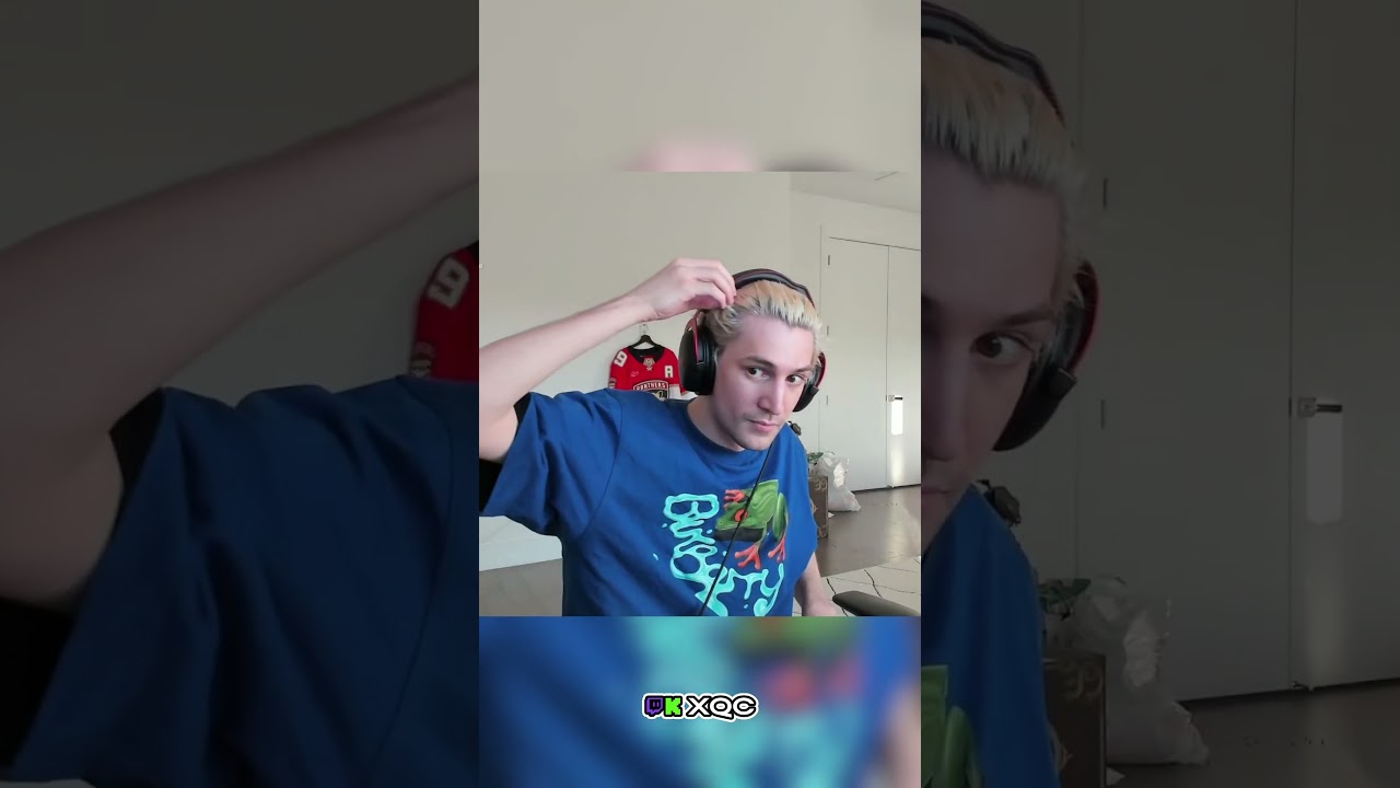 xQc сравнивает свою линию роста волос ГОДЫ спустя