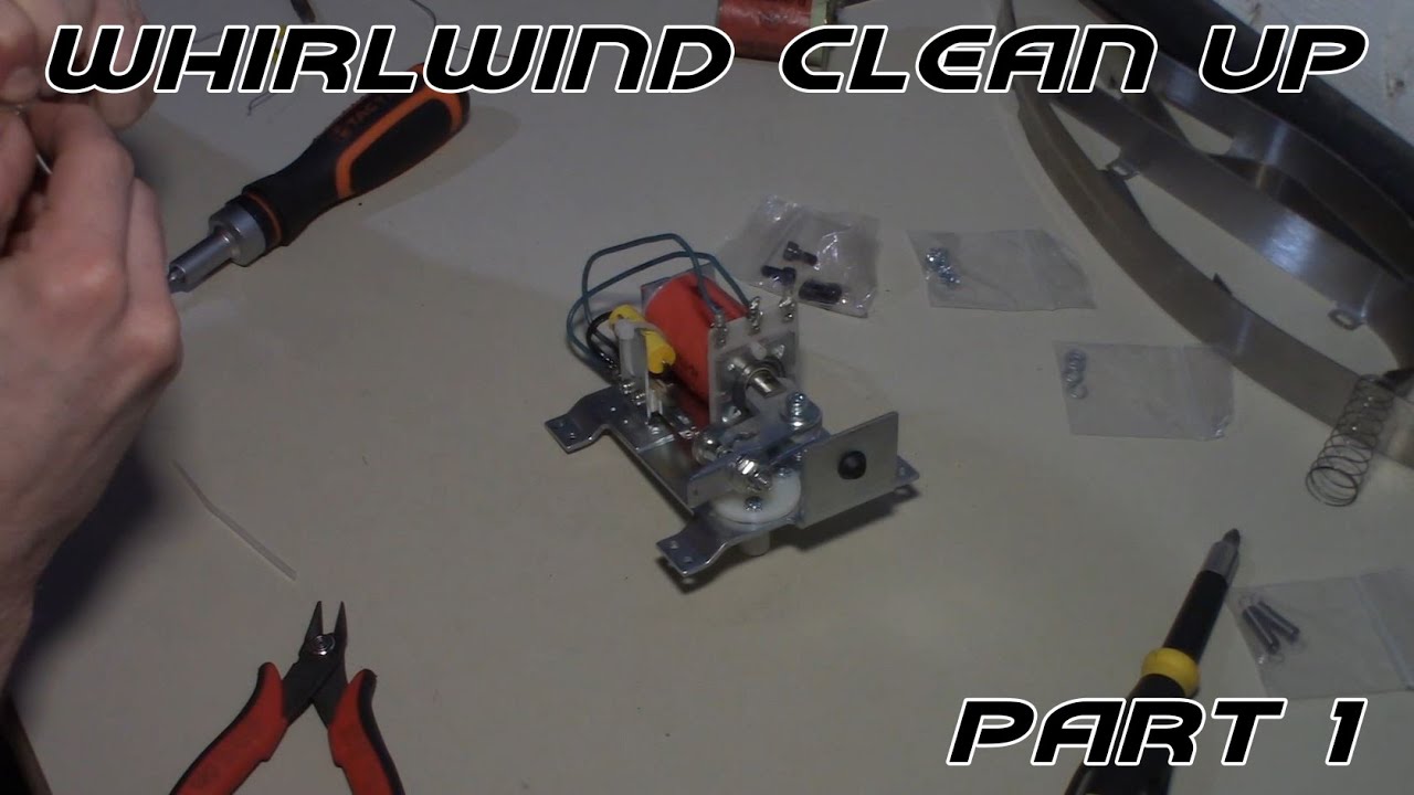 Whirlwind Pinball Clean Up Part 1: Cabinet Buttons, Leaf Switches and a System 11 Flipper Rebuild