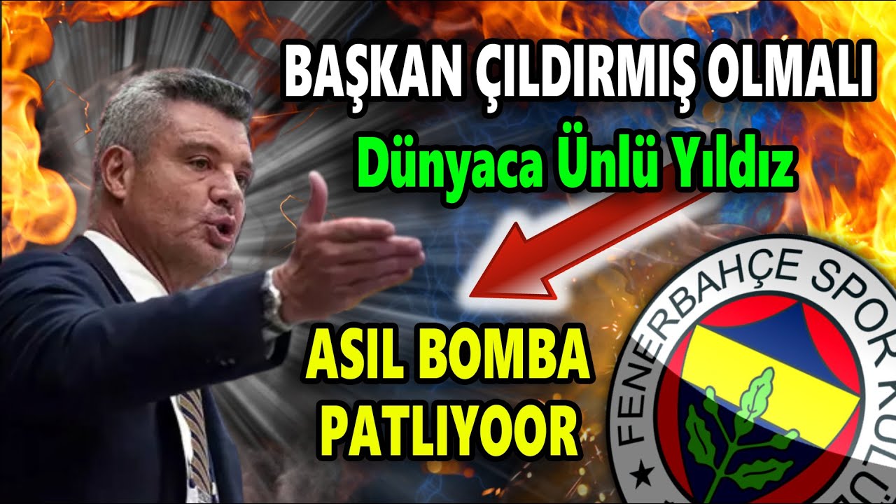 F.Bahçe Asıl Bombayı Patlattı! Saran kafayı kırdı Dünya Yıldızı kaptı..