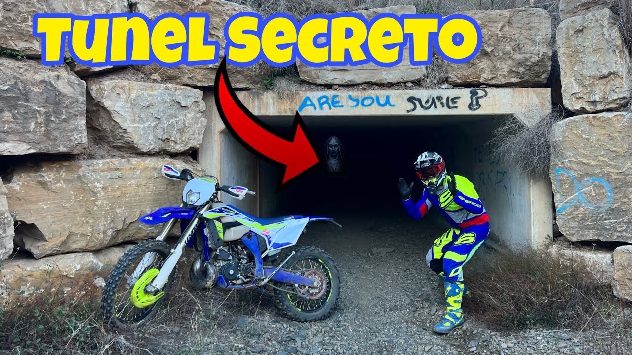 Ruta en Moto de Enduro / Cruzamos un túnel secreto ¿Qué habrá al otro lado?