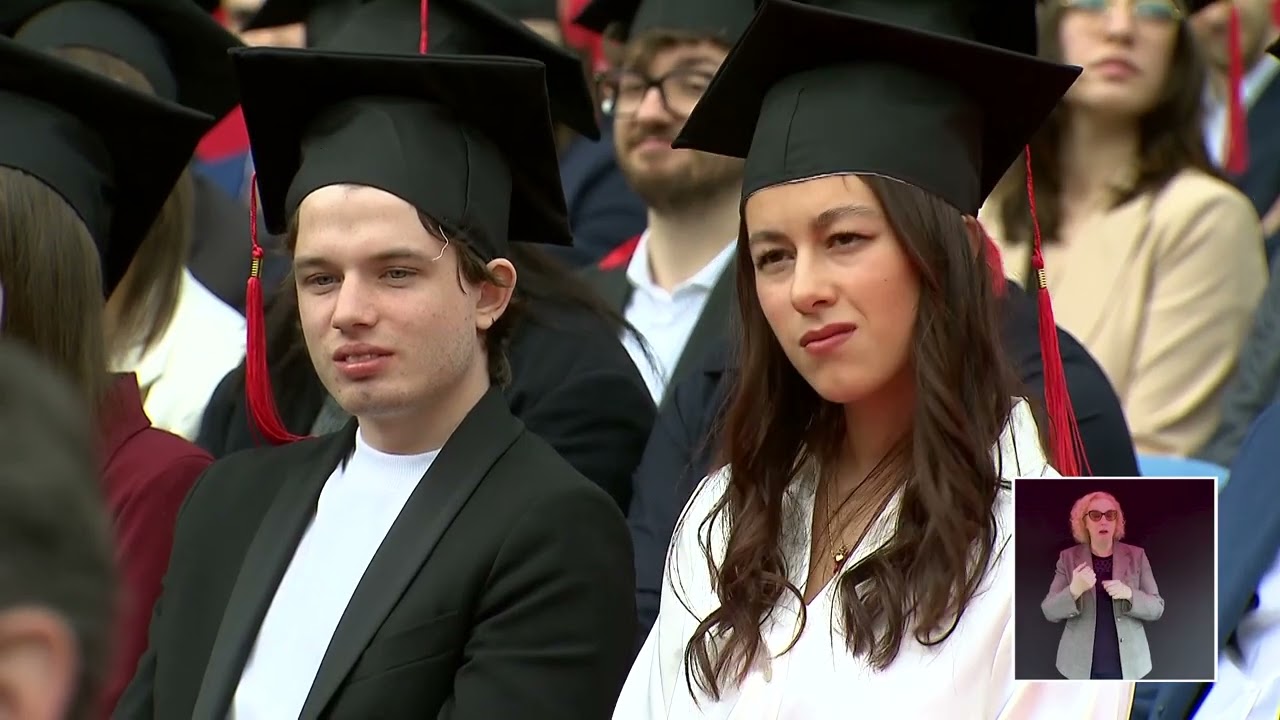 Cerimonia di laurea - 9 maggio 2025 - video con traduzione in lingua italiana dei segni LIS