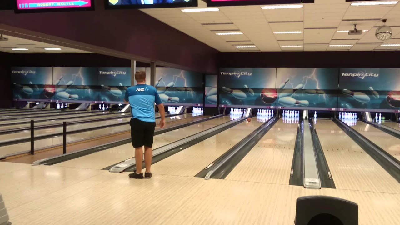 Perfect game at the 2016 NSW Corporate Games. ANZ player scores 300