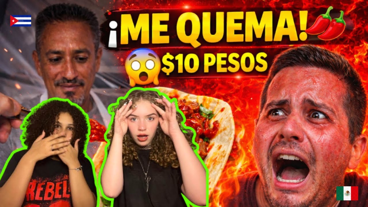 Cubanas reaccionan a los TACOS más PICOSOS del MUNDO 🌮🔥… esto salió MAL 😳