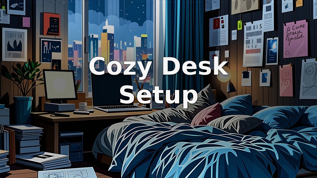 Cozy Desk Setup | Study Vibes Lofi Focus